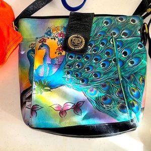 Sharif peacock bag